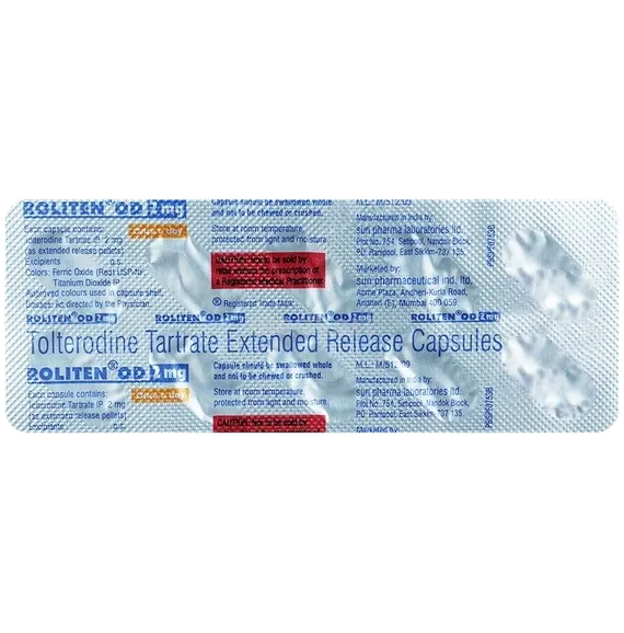 roliten od 2mg capsule 10's